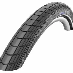 Schwalbe Big Apple – Race Guard Tråddæk – 28×2,0 (50-622) Sort Refleks – E-25