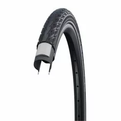 Schwalbe Delta Cruiser Plus – PunctureGuard – 20×1,75 (47-406) Sort Refleks