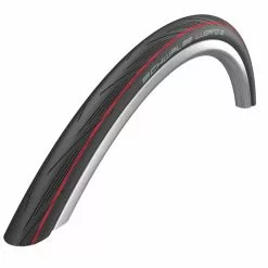 Schwalbe Lugano II – K-Guard Tråddæk – 700x25c (25-622) Sort/Rød
