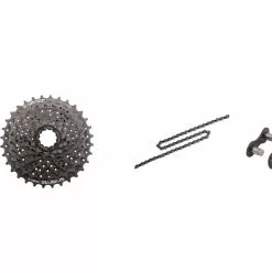 Shimano Altus Kassette Og Kæde – 8 Gear Kassette 11-30 Tands Samt HG40 Kæde (Bundle)